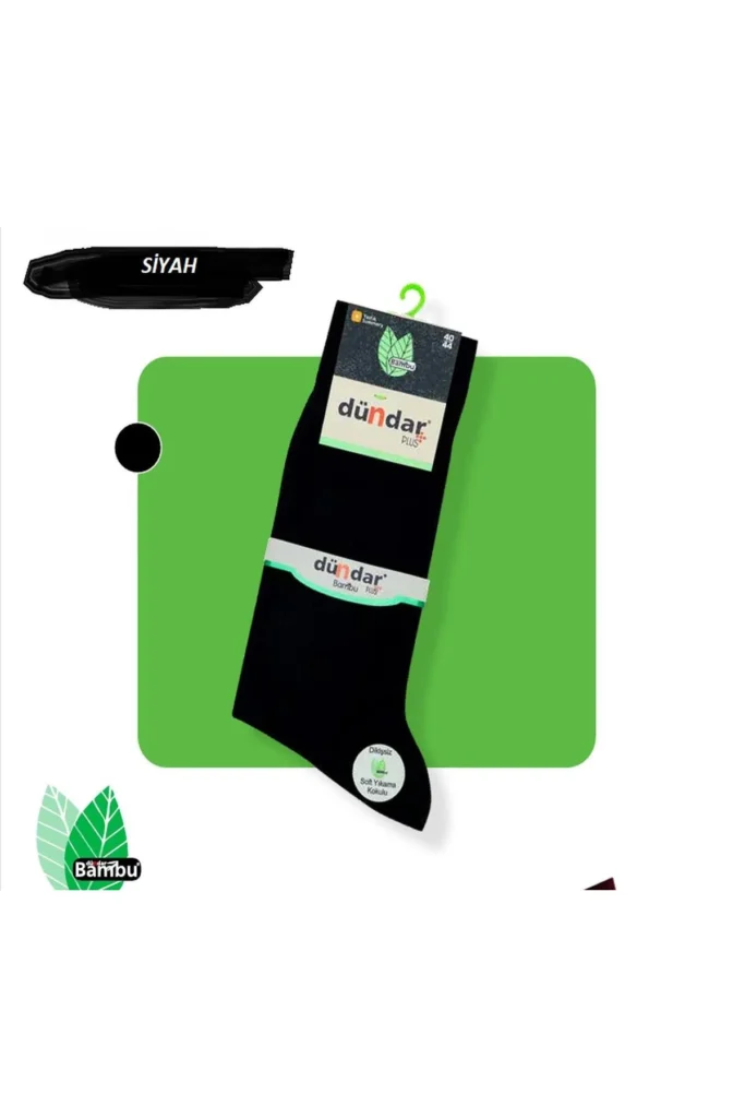 Erkek Bambu Yazlık Uzun İnce Çorap - 6 Adet