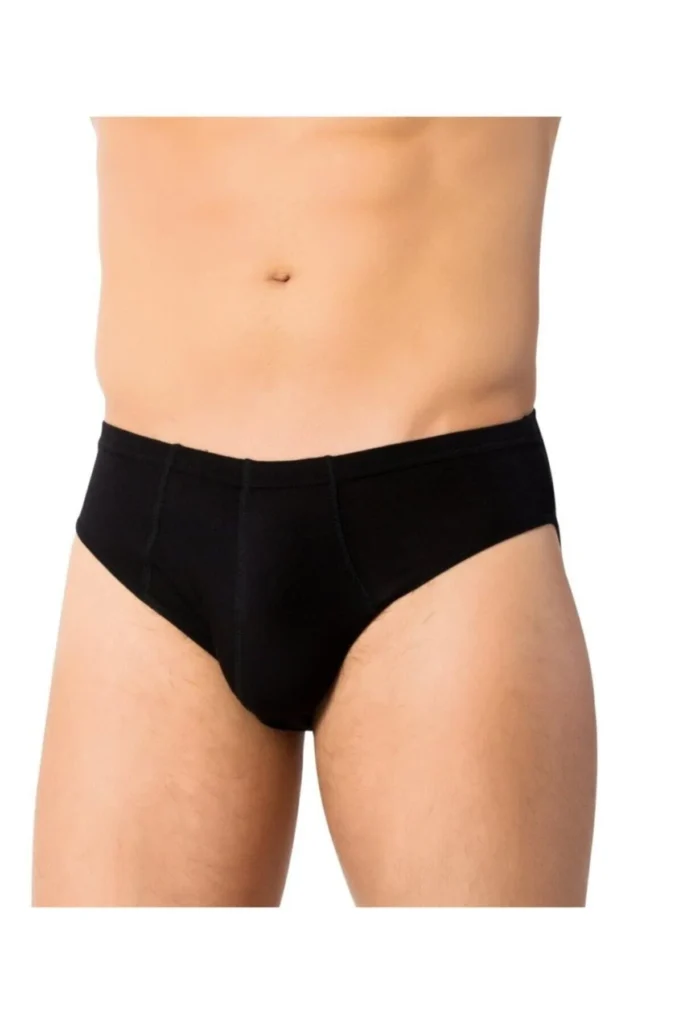 Erkek Siyah Bambu Slip Külot