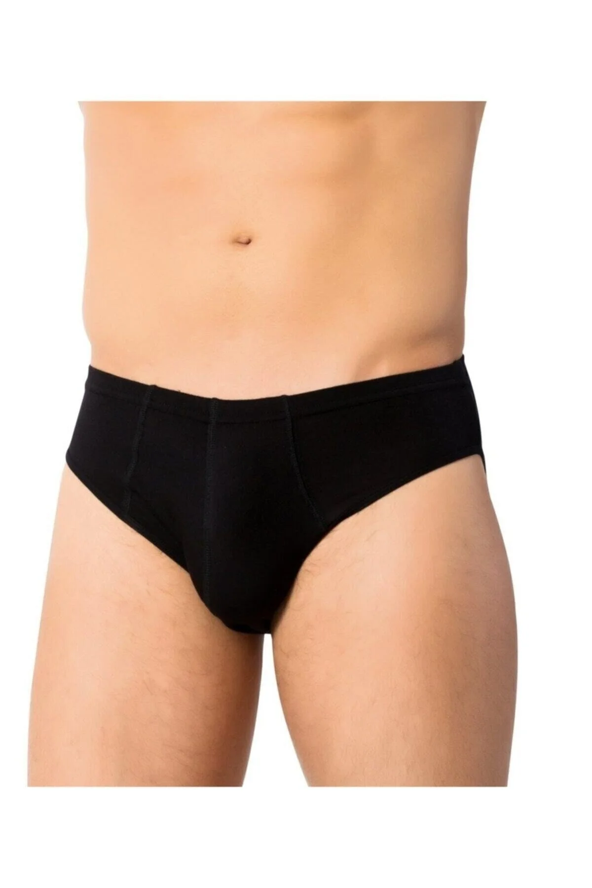 Erkek Siyah Bambu Slip Külot