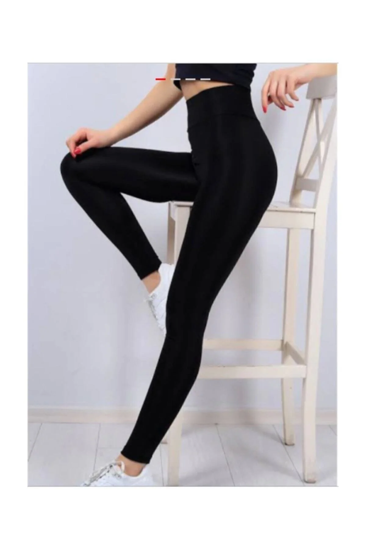 Kadın Thermal Peluş Tayt Siyah - Görsel 4