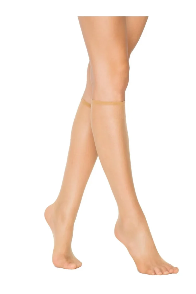 Kadın Yok Gibi Ten rengi Dizaltı Pantalon Çorap 5 Denye