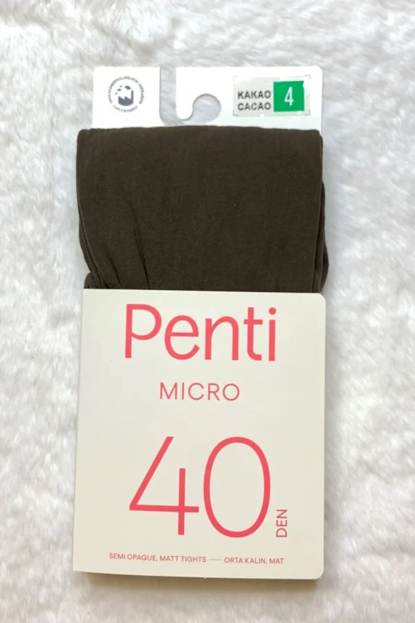 Micro 40 (Mus) Düz 40 Denye Külotlu Çorap
