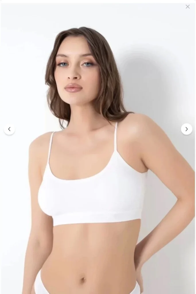 Bambu İnce Askılı Pedli Büstiyer